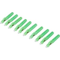 LC/APC LWL-Fast Connector Feldstecker grün, 10 Stück