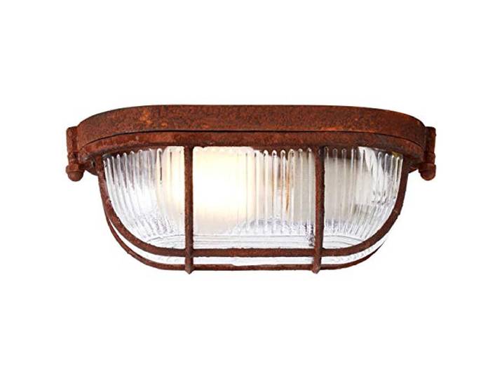 BRILLIANT Lampe Bobbi Wand- und Deckenleuchte 21cm rostfarbend 1x A60, E27, geeignet für Normallampen (nicht enthalten) Für LED-Leuchtmittel geeignet