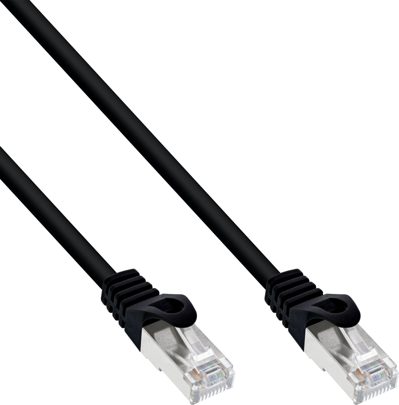 InLine Cat5e S-FTP Ethernet patchkabel, 10 meter, zwart