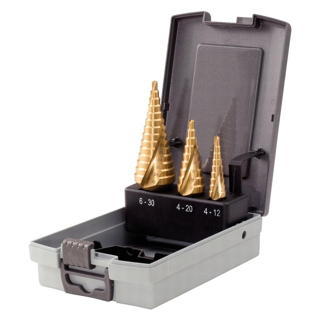 KS Tools HSS TiN Stufenbohrer-Satz (330.2424)