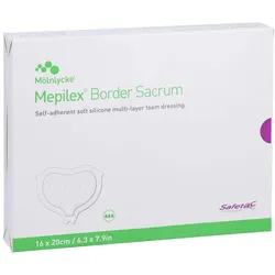 Mepilex Border Sacrum Schaumverb.16x20 c 10 St