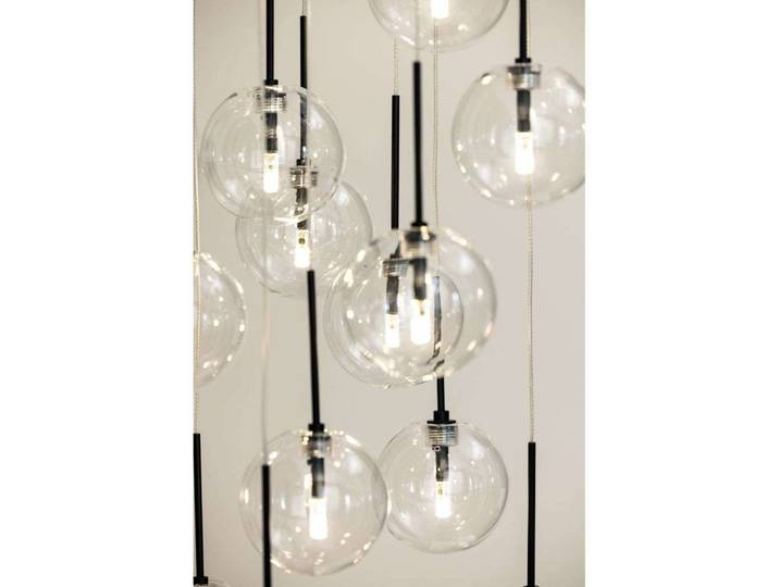 Skyfall Pendelleuchte Clear/Black - Globen Lighting - Wohnzimmer - Metall