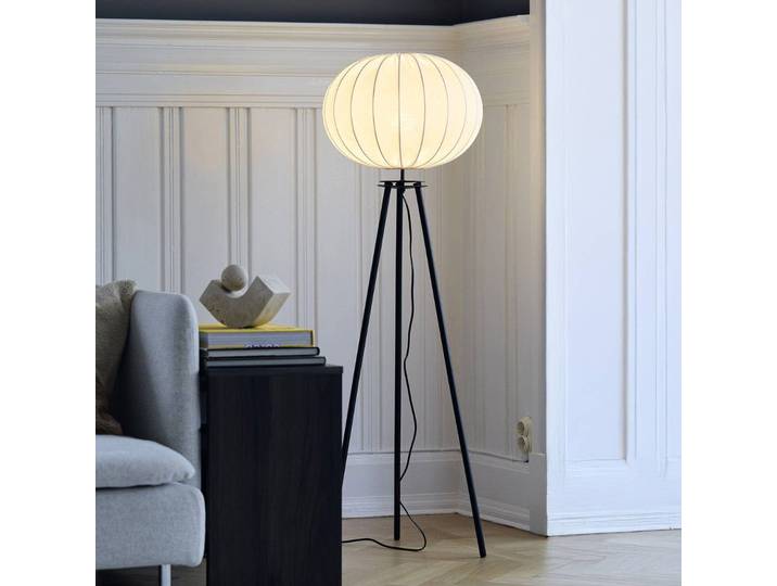 PR Home Stehlampe Base, schwarz, für Wohn- / Esszimmer, Metall, Stehleuchte