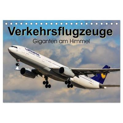 Verkehrsflugzeuge (Tischkalender 2027 DIN A5 quer), CALVENDO Monatskalender