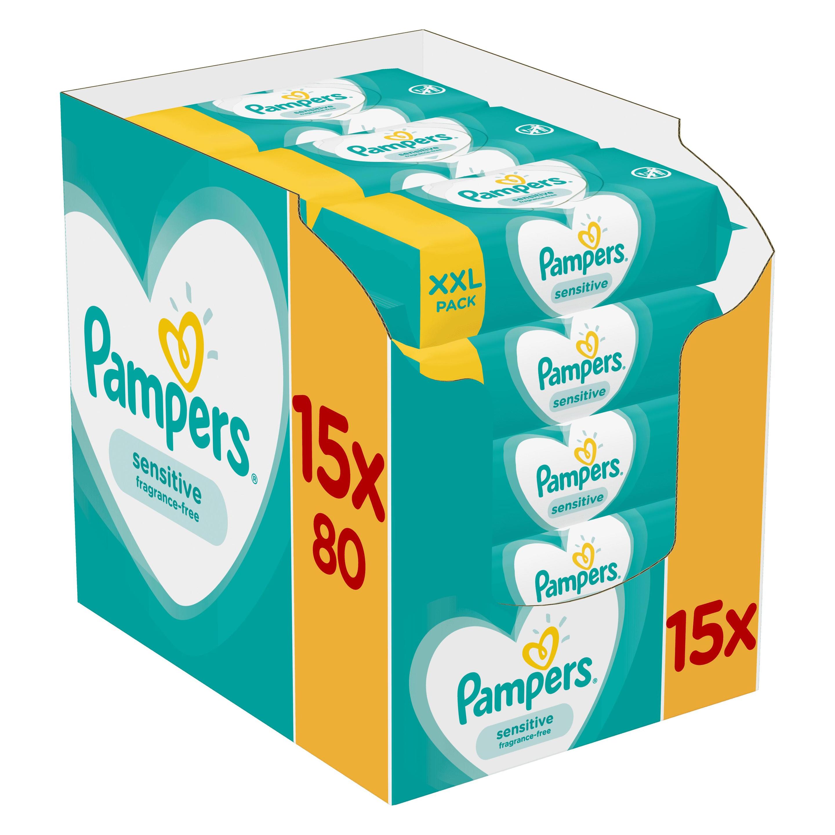 Pampers Sensitive (15 x 80 Stk.) (8001841063188)