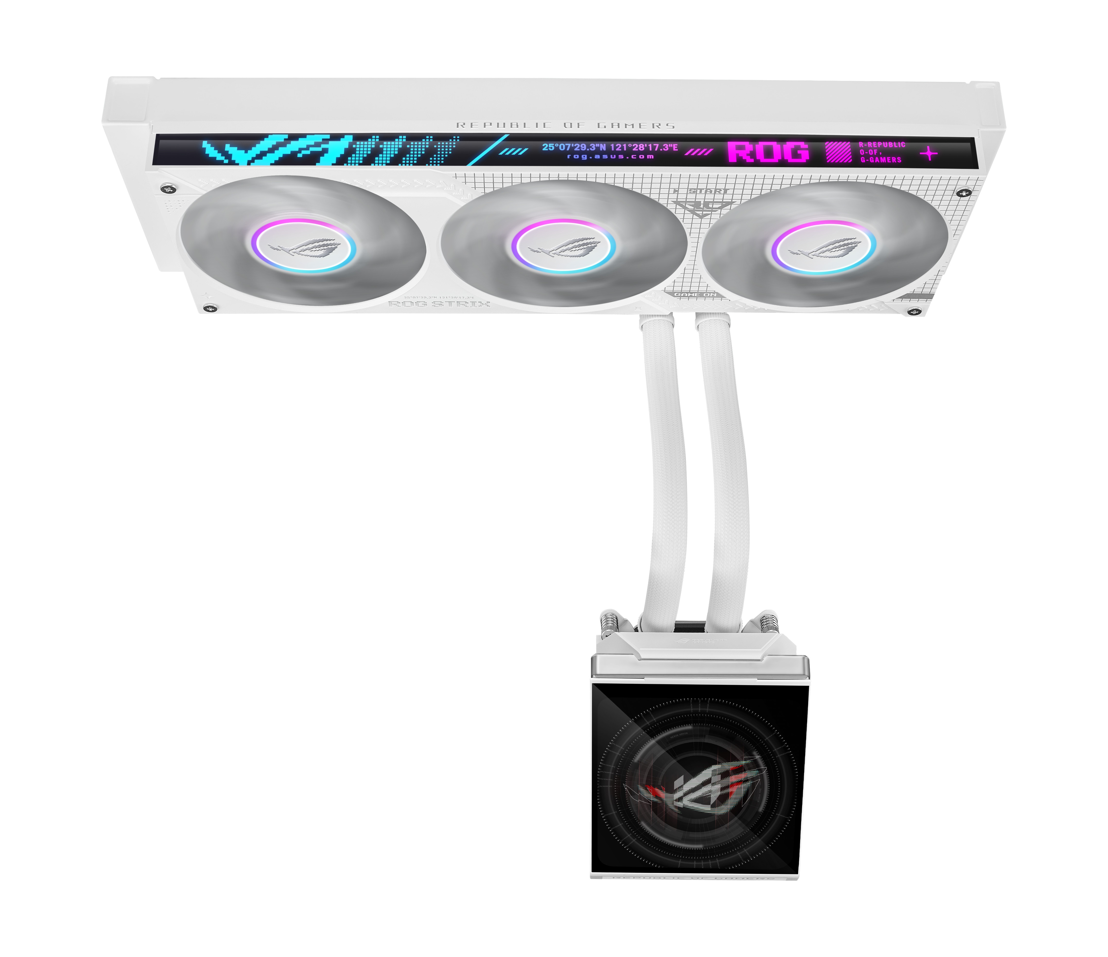 ASUS ROG STRIX SLC IV 360 ARGB LCD White All-in-One Flüssig-CPU-Wasserkühlung 90RC01S2-B0EAY0
