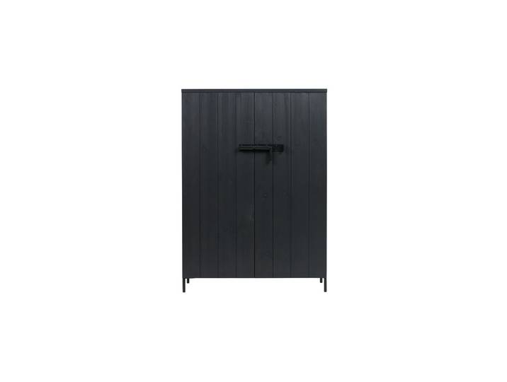 Armoire en bois noir Bruut