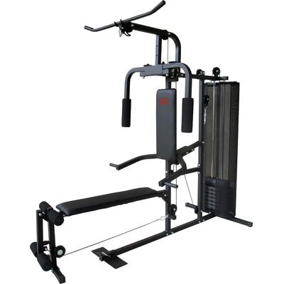 Kraftstation "Multi-Gym Hercules", schwarz (schwarz, rot), MOTIVE FITNESS BY U.N.O., KraftstationenB:87cm H:189cm L:210cm, max. Benutzergewicht 125 kg, max. Trainingsgewicht 37,5 kg, B:87cm H:189cm L:210cm