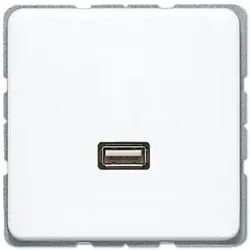 Jung Mutimedia-Einsatz USB (alpinweiß)