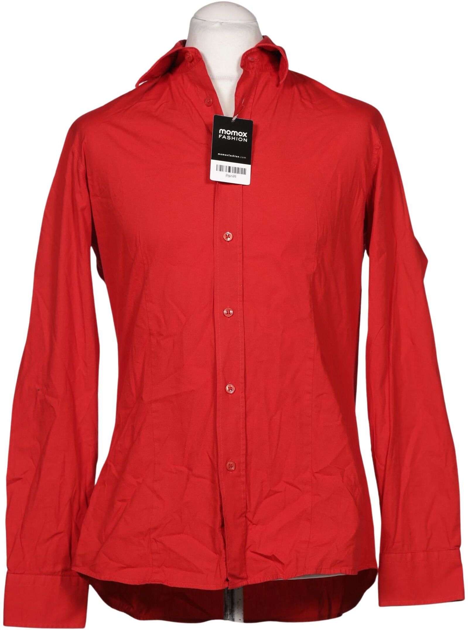 Hugo by Hugo Boss Herren Hemd, Rot, Gr. M, Baumwolle - Second Hand