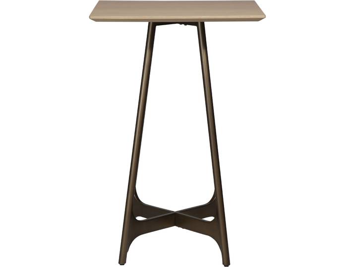 DAN-FORM Tisch Ooid Eiche Beige B 70 T 70 cm - Tisch