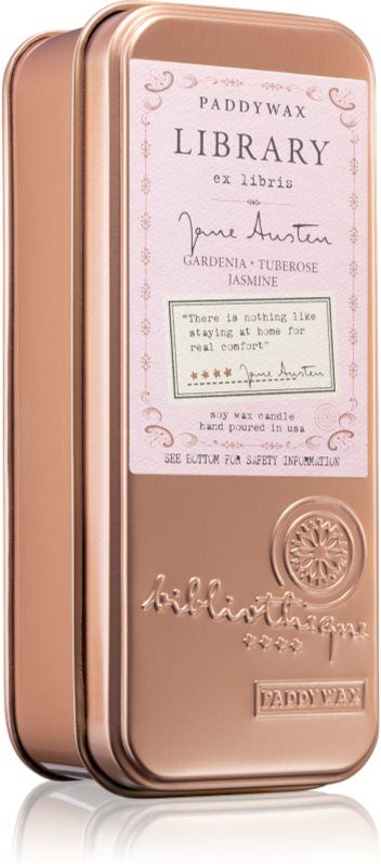 Paddywax Library Jane Austen scented candle 70 g