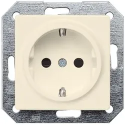 Siemens 5UB1558-0KK DELTA i-system SCHUKO-Steckdose mit erhöhtem Berühungsschutz, elektroweiß, o. Krallen 5UB15580KK  - 10 Stück