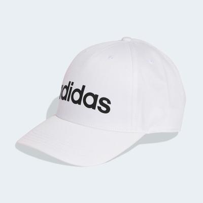 Baseball Cap ADIDAS PERFORMANCE "LINEAR", Damen, weiß (weiß, schwarz), Obermaterial: 100% Baumwolle, Caps