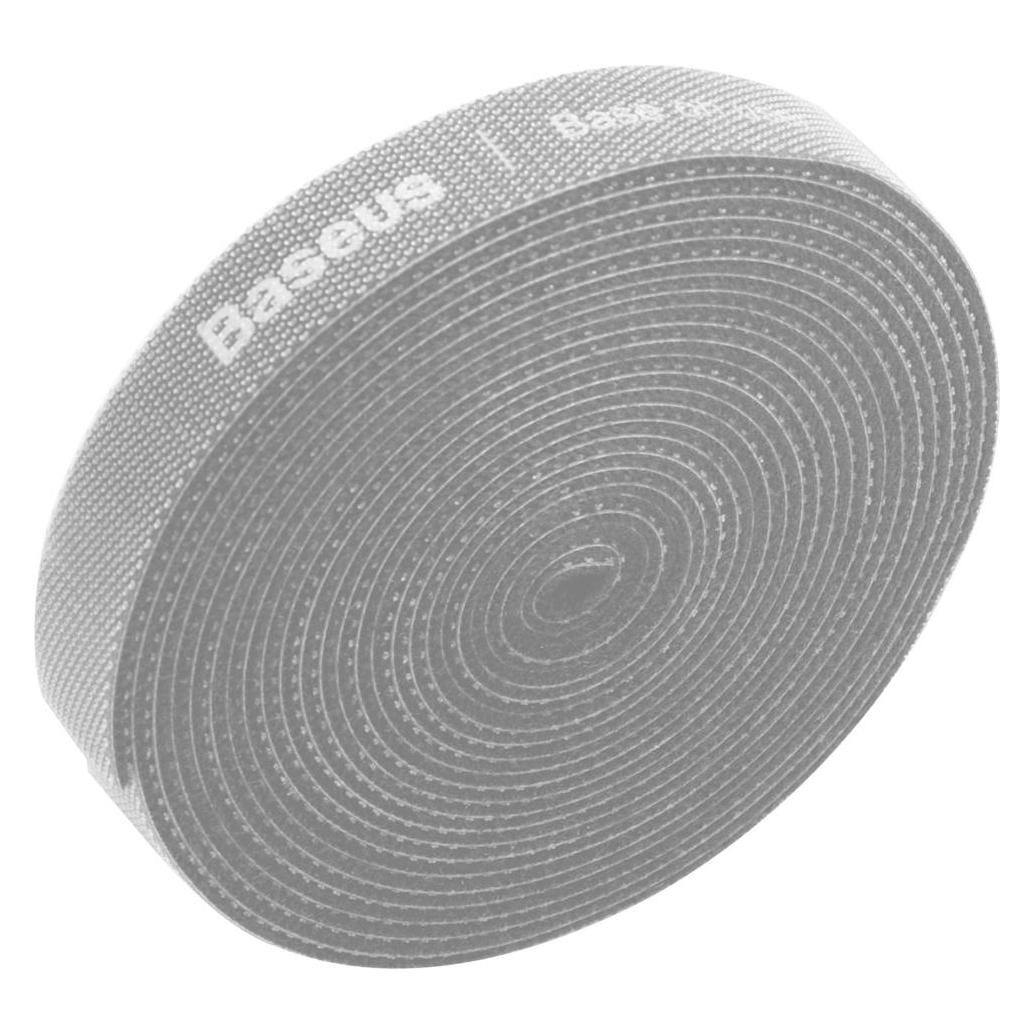 Baseus Rainbow Circle Velcro Straps 3m Gray (Kabeldurchlass, 300 cm) (ACMGT-F0G)
