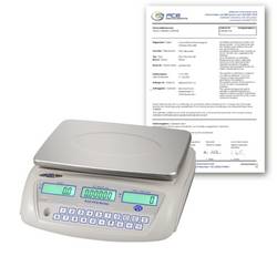 PCE Instruments PCE-PCS 30-ICA Inventurwaage PCE-PCS 30-ICA kalibriert (ISO) Wägebereich (max.) 30 kg Ablesbarkeit 0.5 g batteriebetrieben, netzbetrieben
