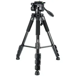 JJC Portable Tripod Pro TP P1 Zwart (Metall), Stativ, Schwarz