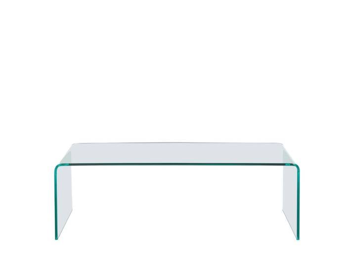 Table basse en verre l110cm - transparent