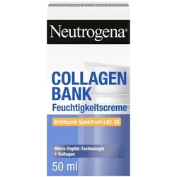 2x Neutrogena, Gesichtscreme, Feuchtigkeitscrème Collagen Bank (50 ml, Tagescreme, SPF 30)