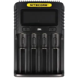 Nitecore UM4 USB-Ladegerät (1 Stk., Ladegerät ohne Akku), Akku Ladegerät
