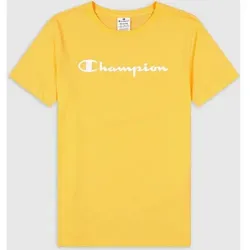 CHAMPION Damen Shirt Crewneck T-Shirt, Größe M in Orange Orange