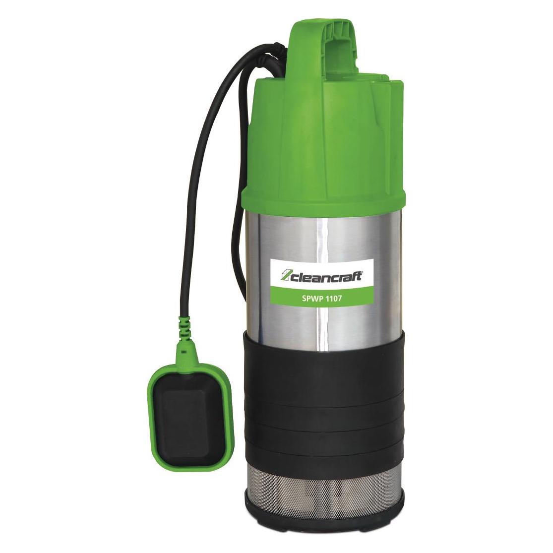Cleancraft Tauchpumpe SPWP 1107 vielseitig einsetzbare Pumpe mit Impeller-Technologie (Klarwasserpumpe) (7520300)