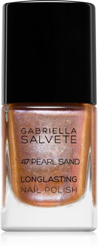Gabriella Salvete Longlasting Enamel long-lasting nail polish with pearl shine shade 47 Pearl Sand 11 ml