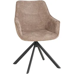 deVries Diningsessel »San Carlo« - 57x67x87cm - hellbraun -