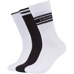 3er Pack s.Oliver Essentials Tennissocken 9999 - black 43-46