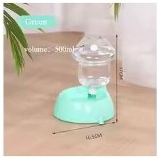 Uplift Picks Automatic Pet Feeder And Water Dispenser Cute Mushroom Food And Water Station For Cats And Dogs green (water)