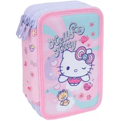 Hello Kitty Federmäppchen JUMPER 3 gefülltes Etui 3 Fächer
