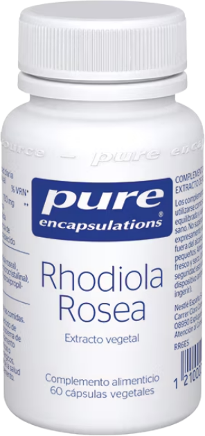 Pure Encapsulations Rhodiola Rosea 60 cápsulas vegetais