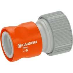 Gardena Profi-System-Übergangsstück mit Wasserstop 19 mm (3/4') (2814-20)