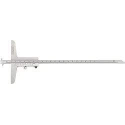 Forum Professional Solutions, Messlehre, Tiefenmessschieber mit doppelseitig abgesetzter Messfläche (10 cm)