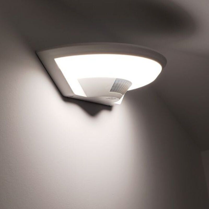 VTAC Applique Murale 10W avec Détecteur de Mouvement LED Samsung IP54 - Blanc Neutre 4000K - 5500K