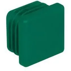 Walraven Schienenendstopfen 30x30 Polyethylen 30x30x18,5 grün