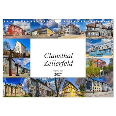 Clausthal Zellerfeld Impressionen (Wandkalender 2027 DIN A4 quer), CALVENDO Monatskalender