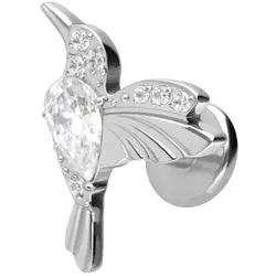 Titan Labret mit Innengewinde KOLIBRI