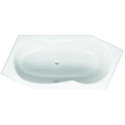 Bette Badewanne Sechseck Metric Antirutsch Sense Ablauf Fußende links 6841-000AS
