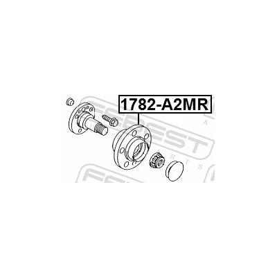 FEBEST Radnabe 1782a2mr Hinterachse für VAG