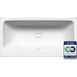 KALDEWEI Badewanne ASYMMETRIC DUO 740, weiß 170x80cm, 274000010001, Farbe: Weiß