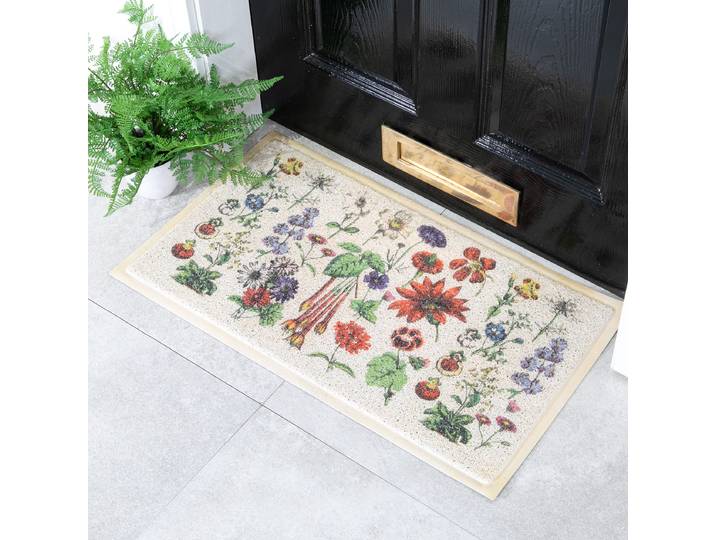 Paillasson DMW-BOTANICALS-7040 40 x 1 x 70cm Multicolore