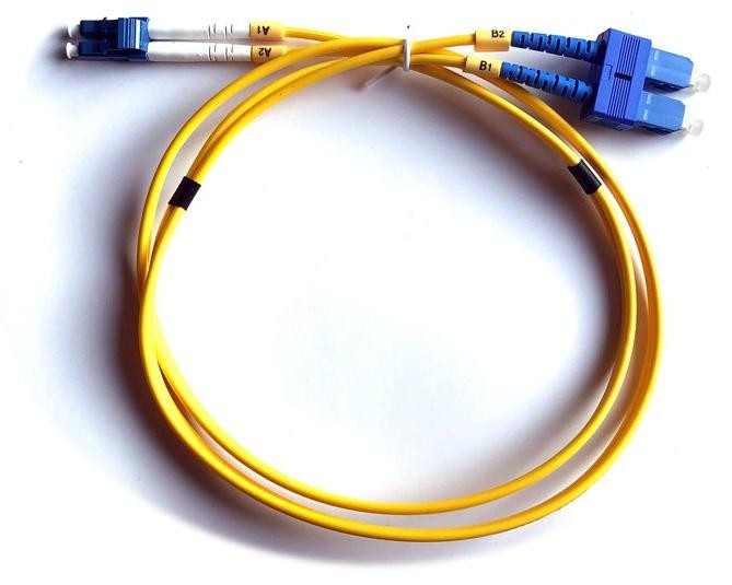DATACOM optische patchkabel LC-SC, single-mode (SM), 09/125, 1 meter, dubbel