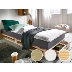 Massivholz »Charly« Palettenbett 90x200 cm / natur