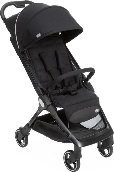 Buggy, Chicco We, Ultraleicht 5,5 kg, Kompakt, Bis 22 kg, Einhand Faltbar, Kabinengepäck Kompatibel, Schwarz