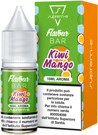 Suprem-e Kiwi Mango Flavour Bar Aroma Concentrato 10ml Frutta Tropicale Ghiaccio