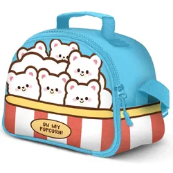 Oh My Pop! Thermal Lunch Bag Popcorn, Lunchbox, Blau