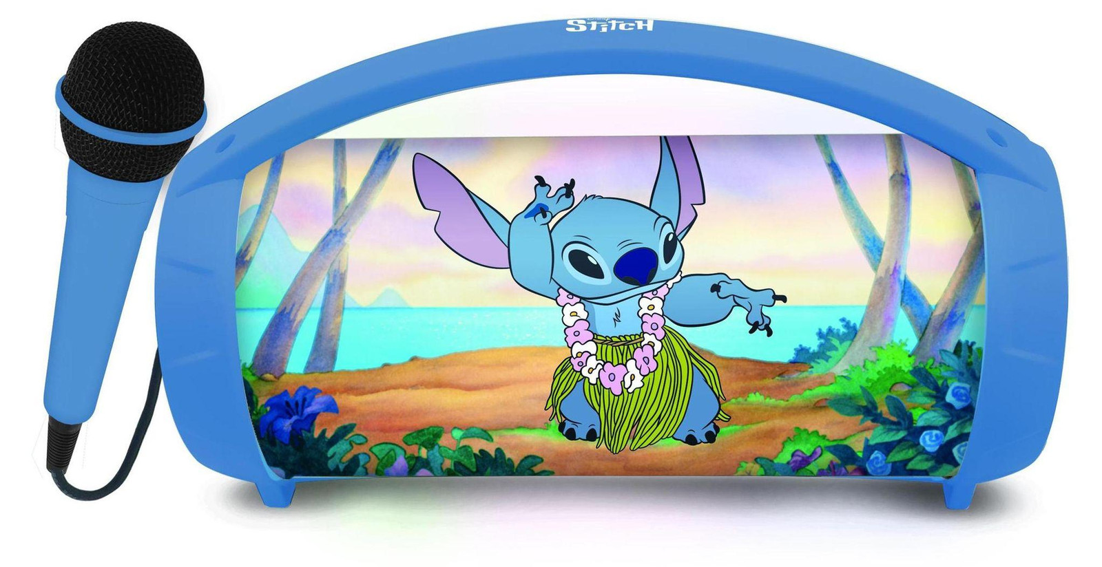 Lexibook Disney Stitch Bluetooth-luidspreker met microfoon, Karaoke en SD-kaartsleuf