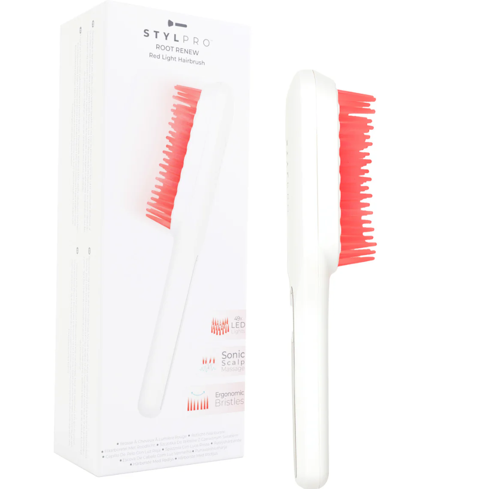 StylPro Root Renew Red Light Hairbrush for Healthy-Looking Hair 1&nbsp;un.