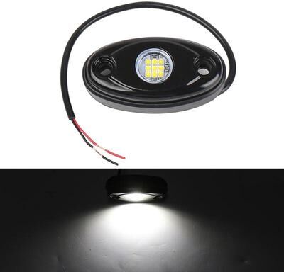 Snug & Styled GlowRide Universal Car Underglow LED Chassis Lights Kit For Cars With Green Ambient Deck Lighting white Light